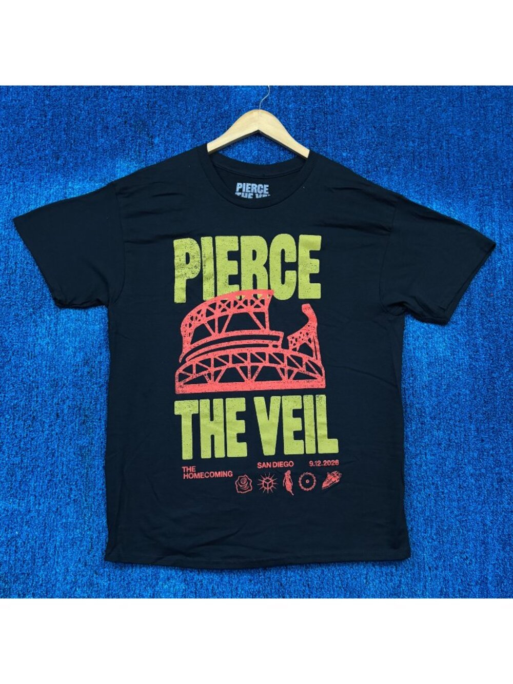 Pierce the Veil I Cant Hear Your Tour The Homecoming Tee L